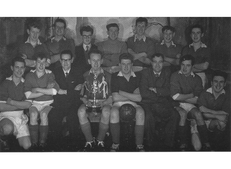 Ness United FC 1958 pictured with the Madrid Cup
