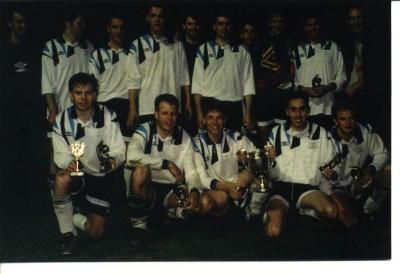 WEST MIDDX FOOTBALL COMBINATION DIVISION 1 CHALLENGE CUP WINNERS 1995