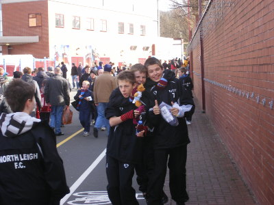 Villa v Sunderland March 2008 - A few of the boys having a lark!