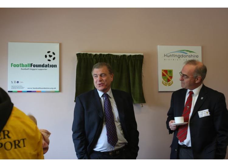 Sir Trevor Brooking at Priory Pavilion