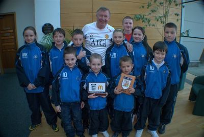 A GREAT DAY FOR ALL THE CHILDREN THAT WERE INVITED TO MEET SIR ALEX