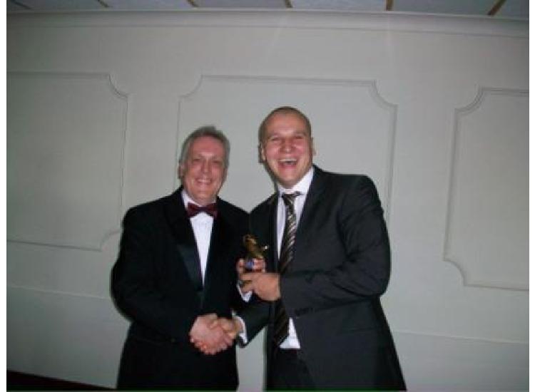 Chairman Tony Hurst with Joint Manager Rob Chappell