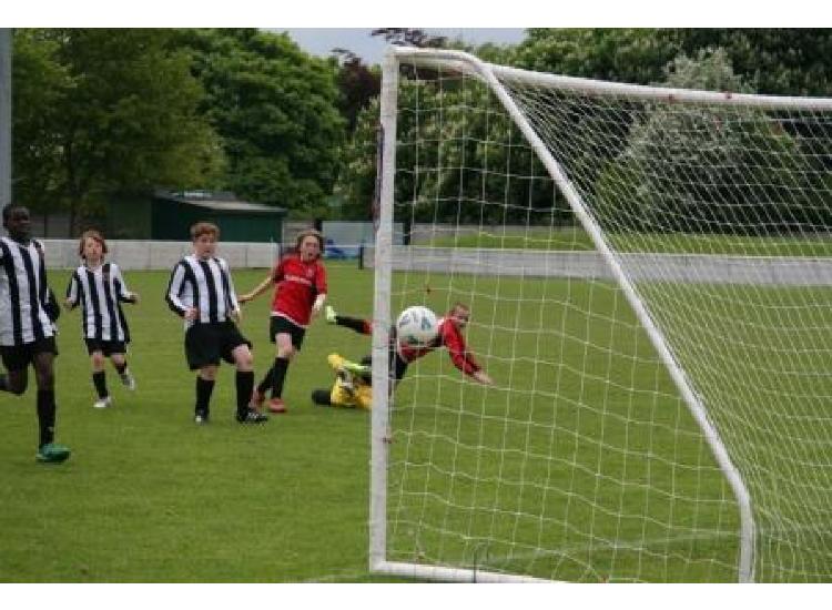 he scores!