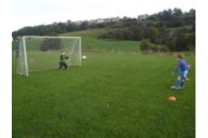 Isaac Mucci's spot kick saved by Ben Evans