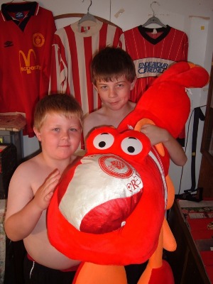 Clawdius the Lobster The Clubs mascot