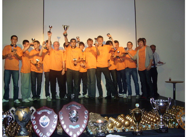 AND NOW WE CAN SHOW OFF THE TROPHY