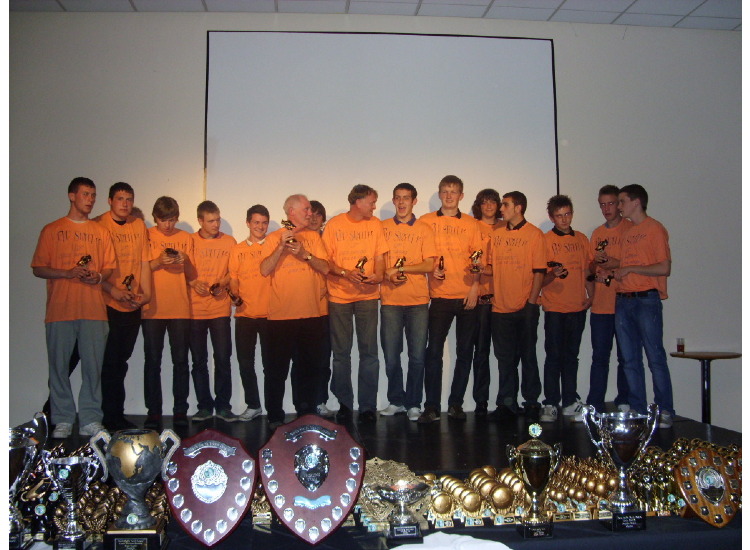 AND WE ALSO GET GROCOTT SHIELD RUNNERS UP AWARDS