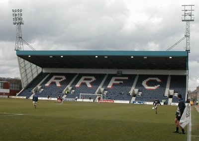 A picture of Rovers North stand