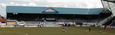 The Main stand at Rovers