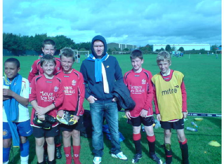 With Paul Scholes