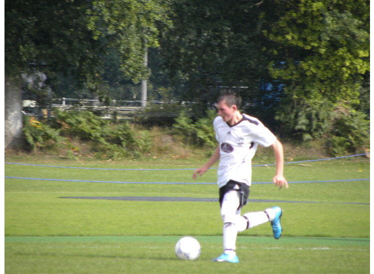  New boy Liam Mc Taggart flying winger