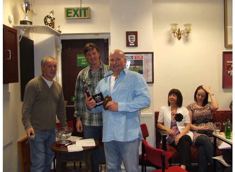 Dean Walker was named Supporters Club Person of the Year and Players' Person of the year.
