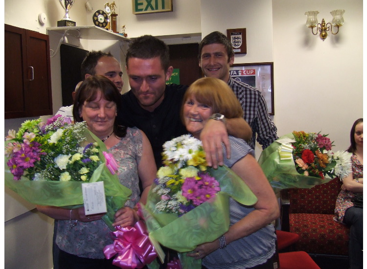 Winnie and Ann, the class catering ladies, were presented with bouquets to say thank you for their fantastic work throughout the season.