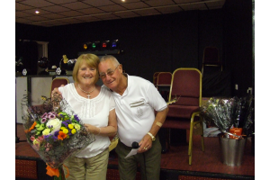 Ann Dickinson with President John Atkinson