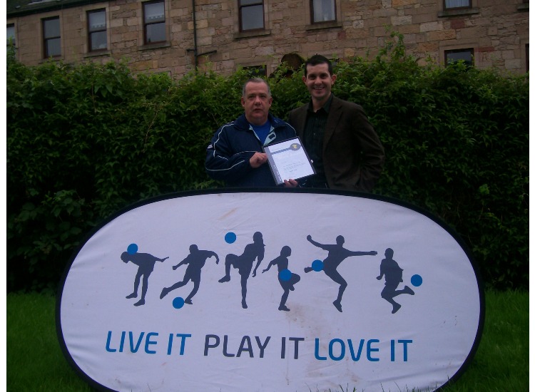 John .K. and Paul McNeill of the SFA.