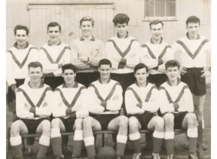Jim McAnally(club secretary,s) 1957 team