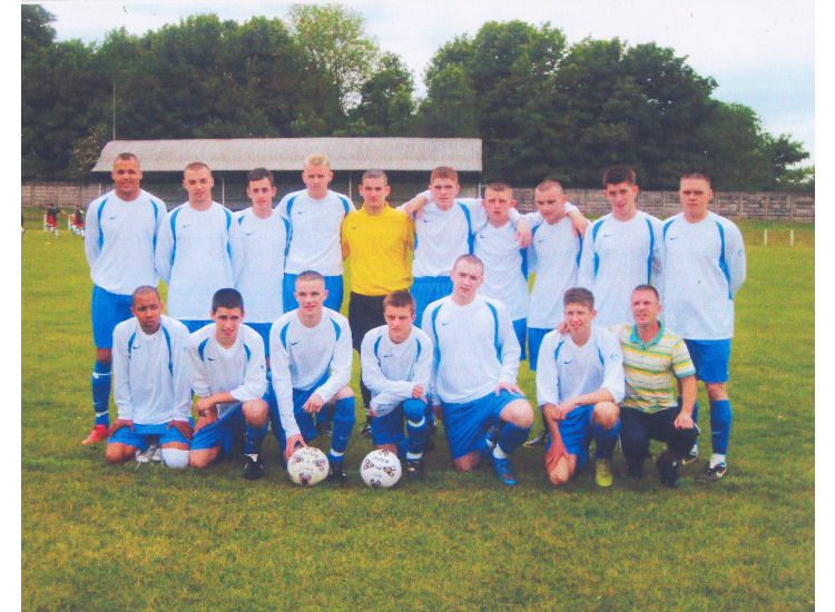 James and the players of last seasons victorious Under 19's