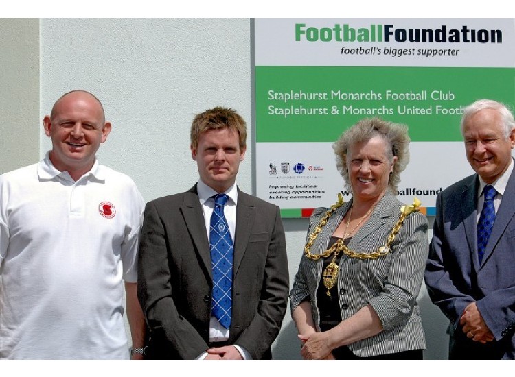Inspiration chairman, Nigel Best, with Paul Dolan (KCFA) and the Mayor.
