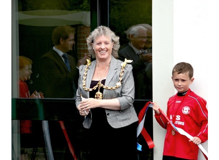 Mayor of Maidstone, Denise Joy, declares the Pavillion open!