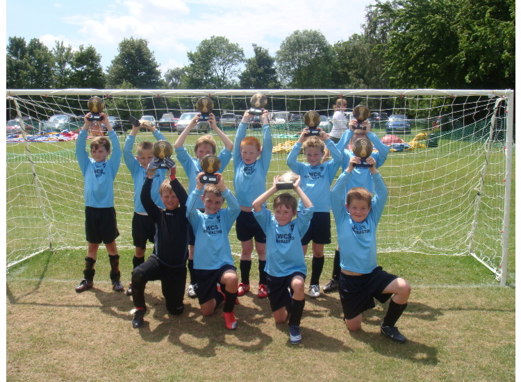 Under 9 Winners of the 2009 Ashford Borough Tournament