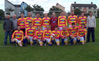 Season 2007/08Amateur team in the Rosebery colours.These colours were last used by a St Bernards team over a hundred years ago.