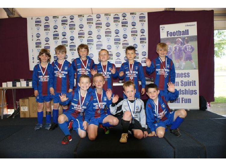 The boy's with their medal's after a very successful Tournament.