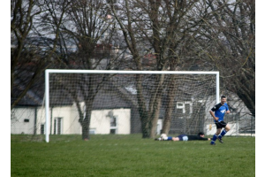 Nick Hubber puts the ball in the net