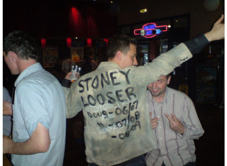 Marbs says "F**k wearing that jacket"