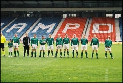 Scottish Cup Champions, May 2006 - Robertson, Bell, Graham, B. Deeley, J. Deeley, G. Galloway, Goldie, A. Galloway, Ruane, Smith, O'Brien Subs: Alcorn, Joyce, McGrogan, Campbell, McGhee, Mulvenna