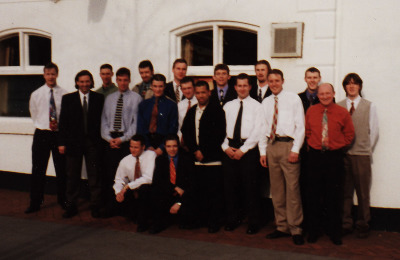 Junior Cup Final Squad 1997 at the White Horse Heath Hill