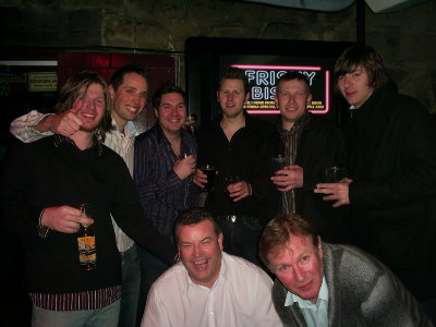 Some of the lads on a recent trip to Newcastle