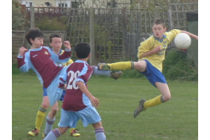 While I am up here I can header the ball