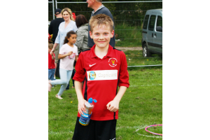 A very happy Hawk- Man of the Match