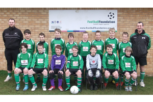 Back row l-r. Martyn Pickworth (Manager), Ben Mott, Harry Phoenix, Aidan Meagher, Thomas Morris, Luke Blareau-Pickworth, Oliver Foreman, Thomas Hanrahan, Thomas Hingley, Pete Garrick (Assistant Manager). Front row l-r. George Maughan, Kieran Tear, Mason Humphrey, Chris Davies, Tom Grech, Ian Mitchell, Patrick Smith