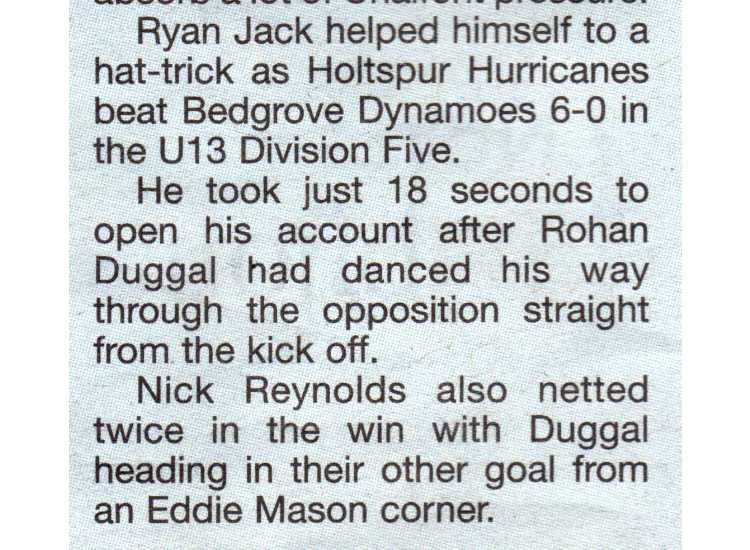 2009 - Bedgrove Dynamos (H)