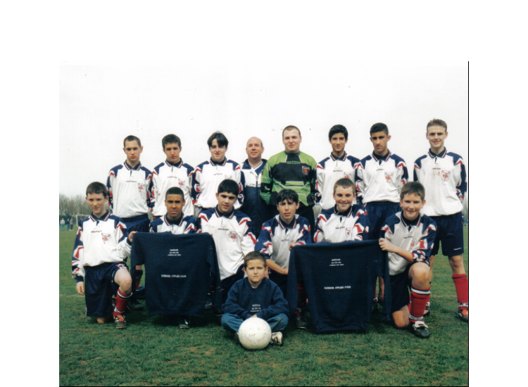 Season 2002 with Manager Martin Finch. Thanks to Robert Pearson. Little Boy in front now plays in the U14's (2009-2010)