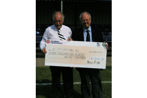 Lord Faulkner with Chairman Paul Bliss