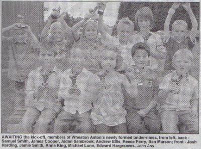 WAJFC u9's Presentation Night