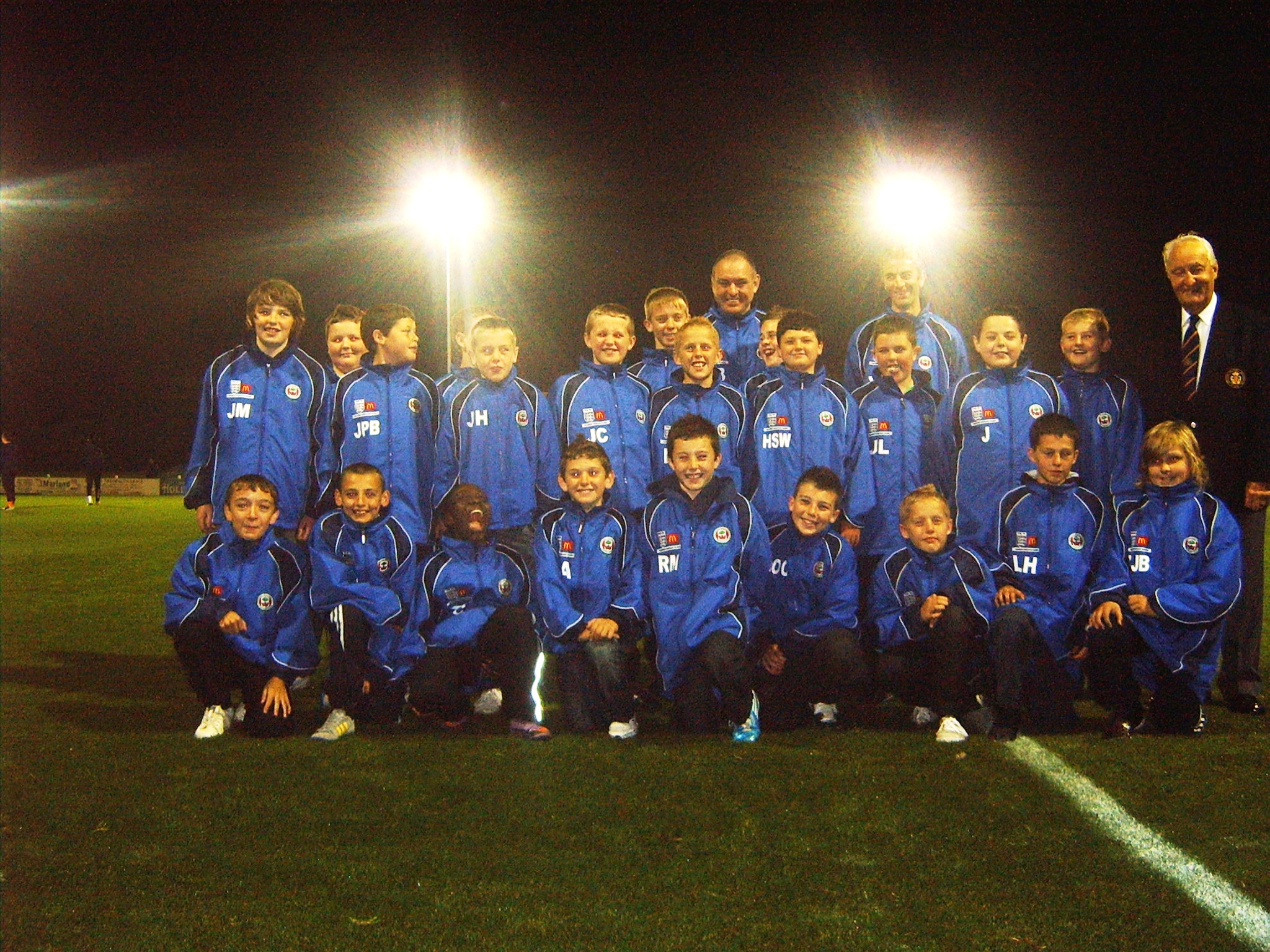 Under 12s receive Fair Play Award Sept 2010