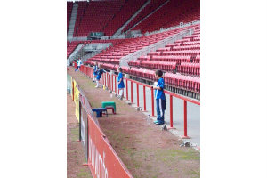 Waiting for Action - Riverside Stadium - Summer 2010