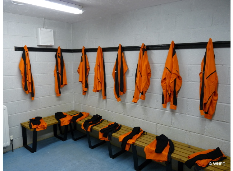 Changing room pre-match