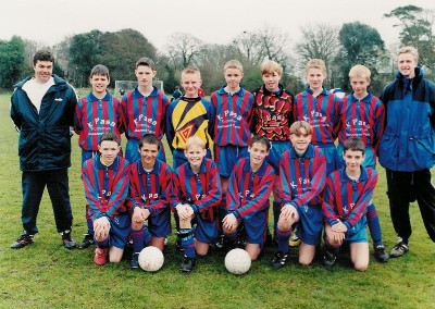 Under 16's 2000-2001 managed by Former Honorary Club President Andy Gathercole
