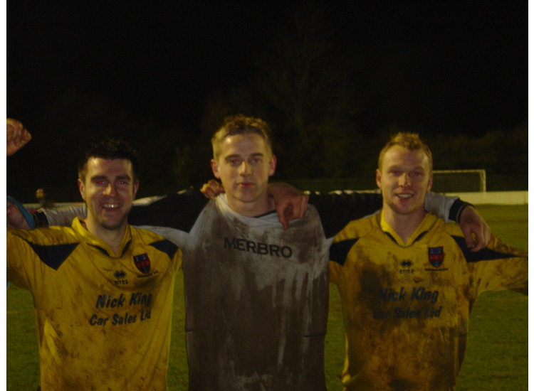 Ben, Dave & Craig celebrate victory