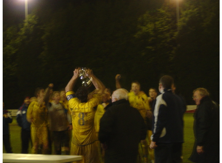 Ben wood shows off cup