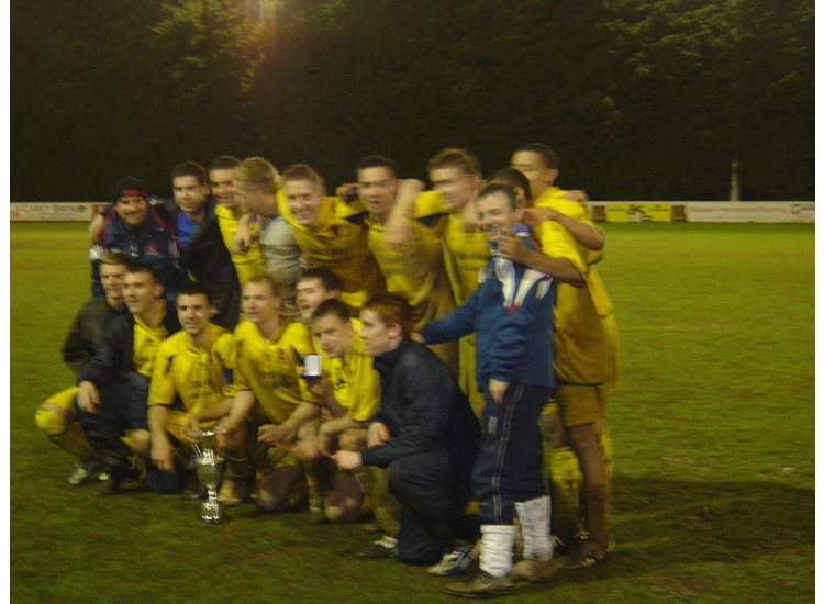 Hardwicke AFC - Les James League Cup winners 1
