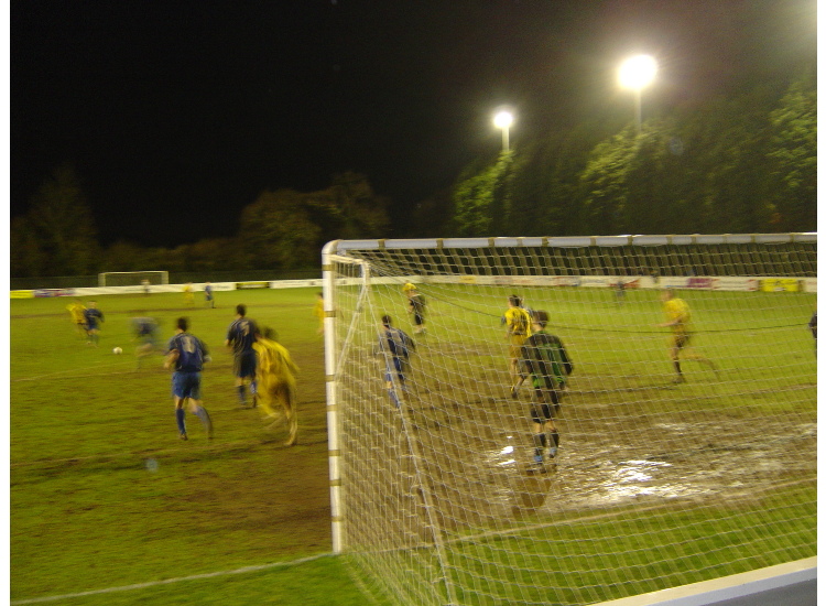 Action during the Final against Ellwood