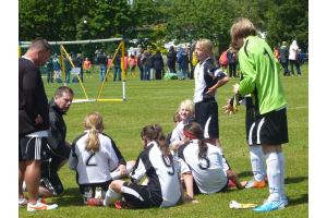 Team talk about keeping socks clean
