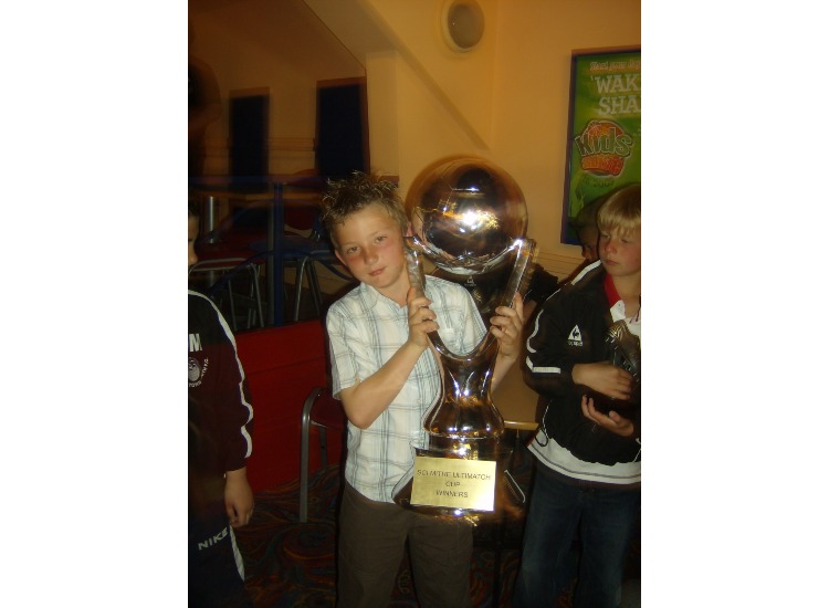 Daniel Hawkins - with the SCi Winners Trophy