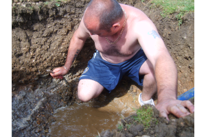 SMITHY HITS WATER