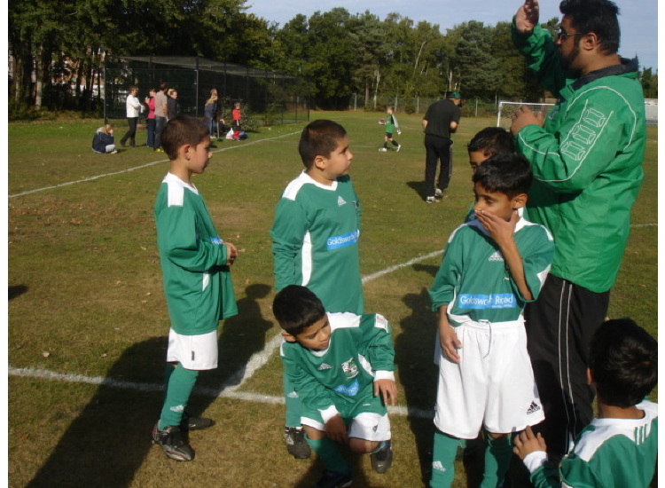 Half time team talk